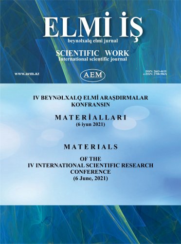 IV BEYNƏLXALQ ELMİ ARAŞDIRMALAR KONFRANSIN MATERİALLARI