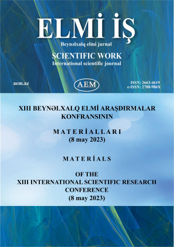 XIII INTERNATIONAL SCIENTIFIC RESEARCH CONFERENCE (8 may 2023)