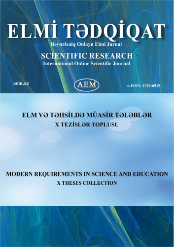 MODERN REQUIREMENTS IN SCIENCE AND EDUCATION X THESES COLLECTION