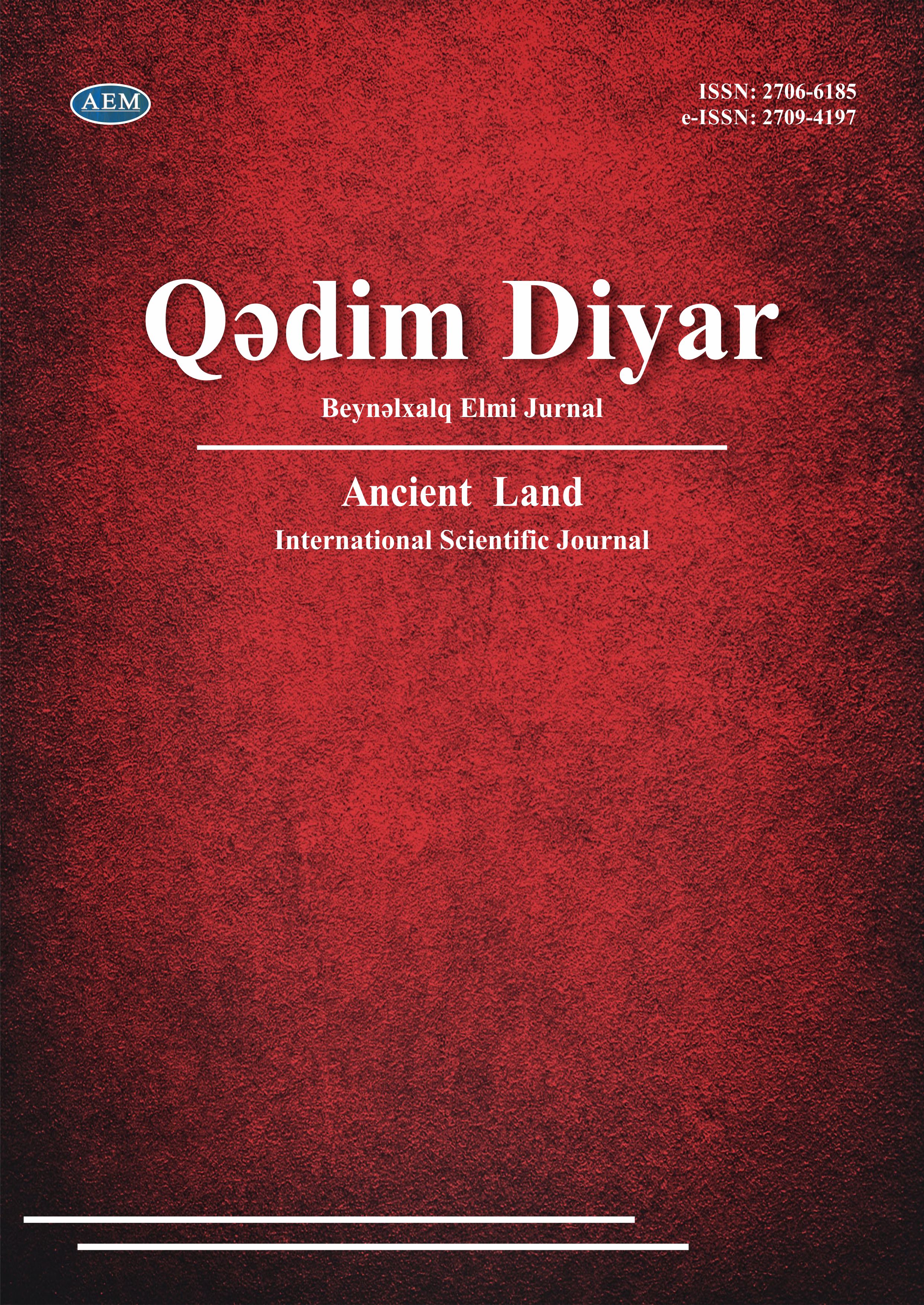 QƏDİM DİYAR Cild: 7  Sayı: 2