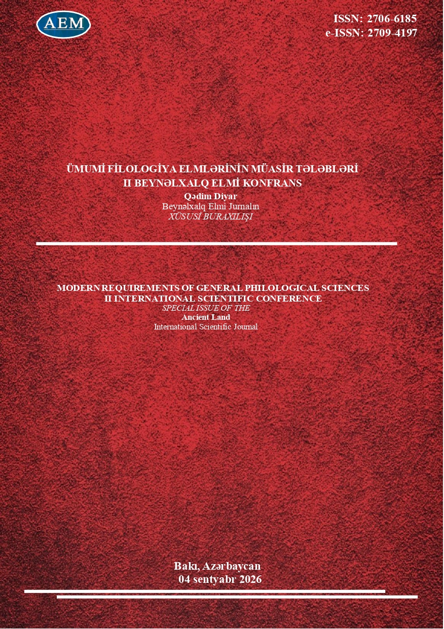 MODERN REQUIREMENTS OF GENERAL PHILOLOGICAL SCIENCES III INTERNATIONAL SCIENTIFIC CONFERENCE